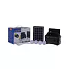 Parlante Nns Ns90ls Panel Solar + 4 Bombillos + 2 Lintenas